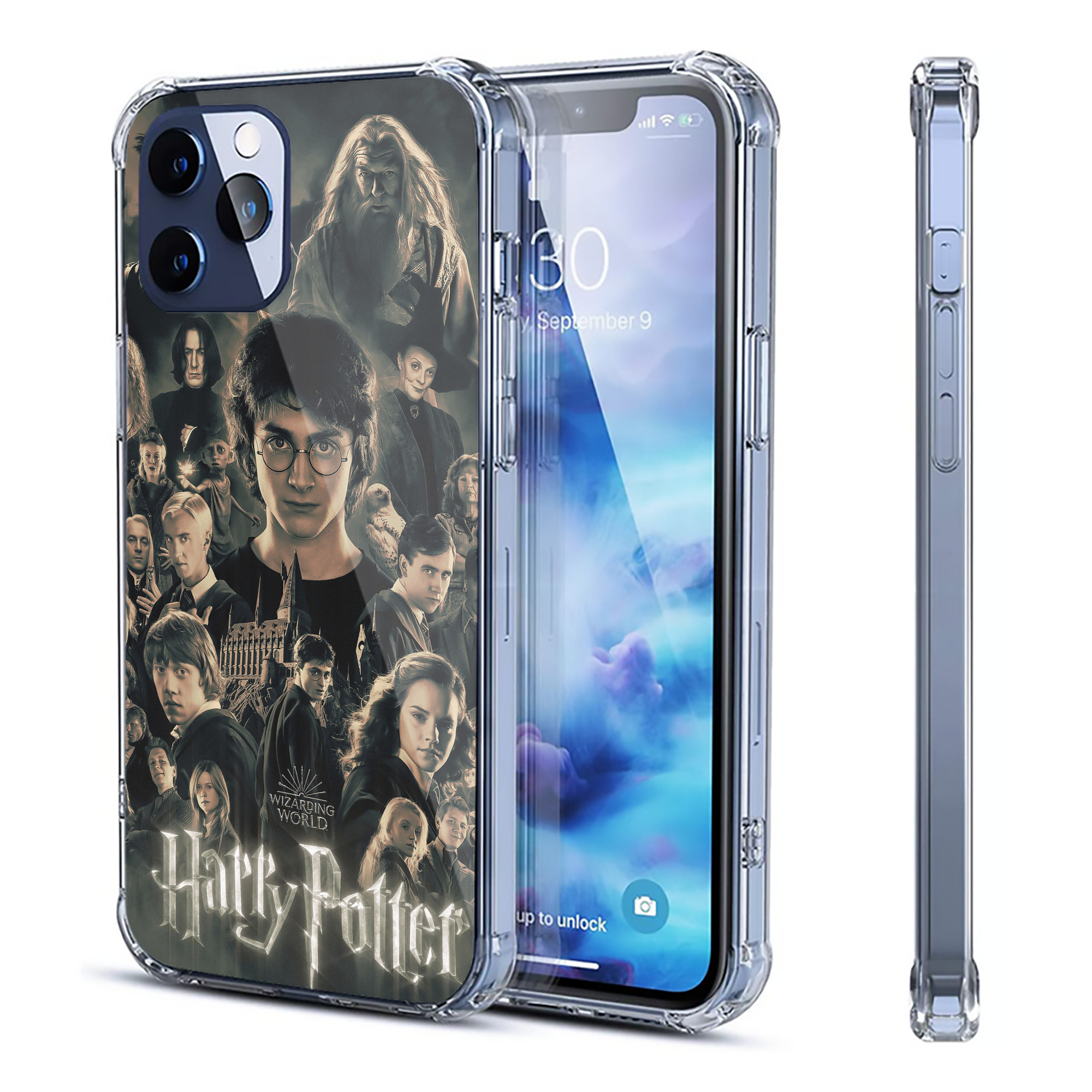 （画像用） Harry Potter ハリー・ポッターシリーズ 【iPhone 12シリーズ対応】透明スマホケース（クリアソフトケース）